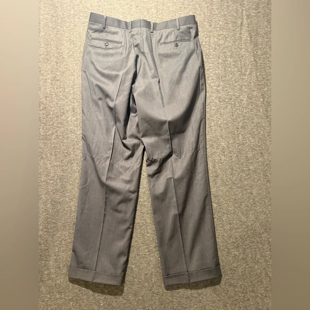 Ralph Lauren Dress Pants Mens 38x32 gray lightweight comfort relaxed straight